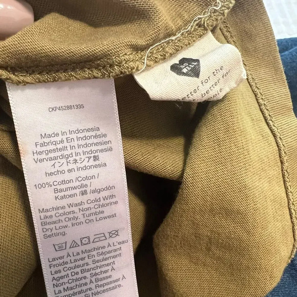 MADEWELL Tee Dress in‎ Olive Green - Picture 6 of 6